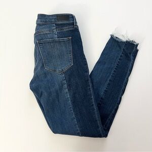 Abercrombie & Fitch Jeans Two Tone Colorblock Harper Super Skinny Size 6/28‎